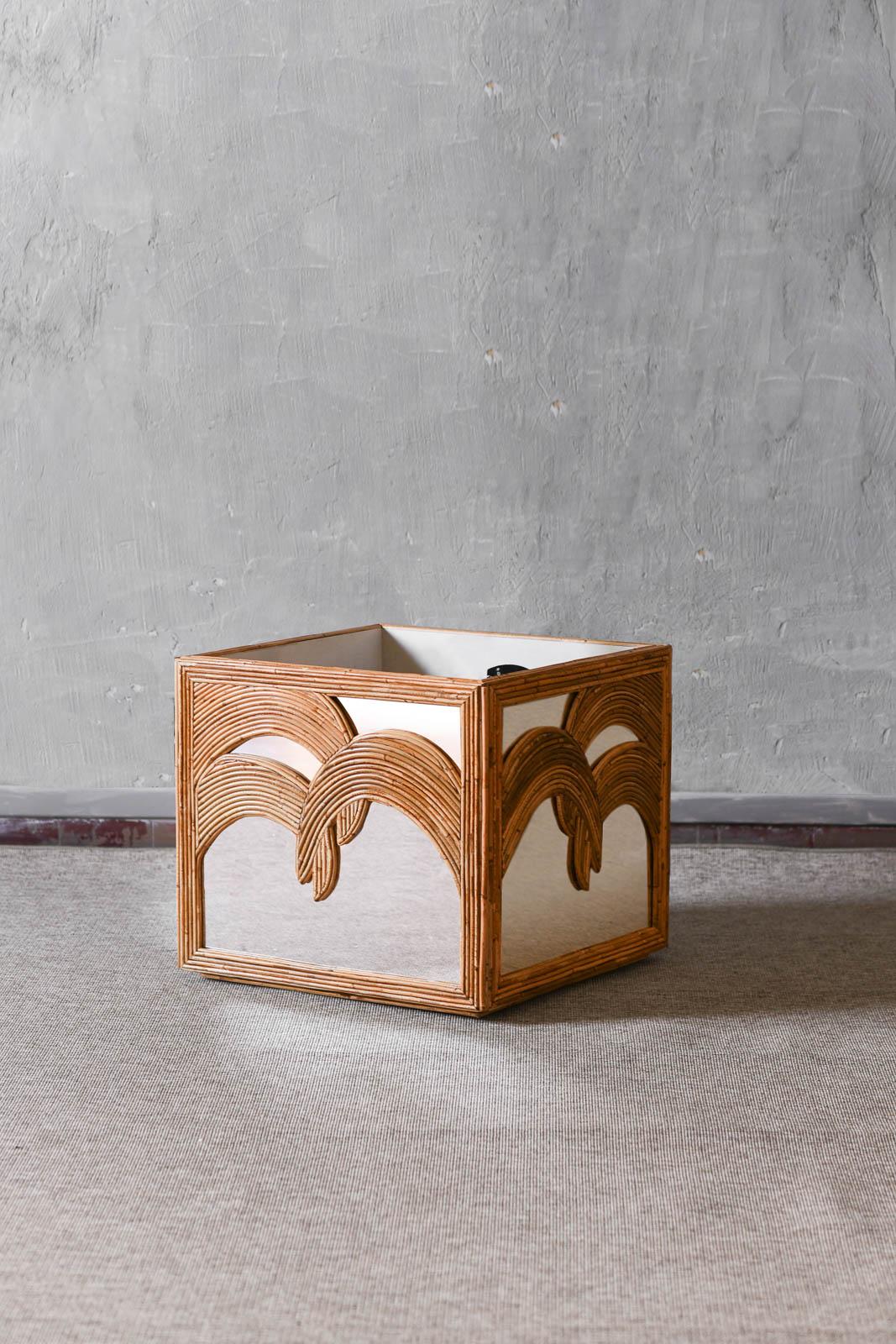 Italian Planter With Palms With Invisible Wheels By Vivai Del Sud, 1970 For Sale