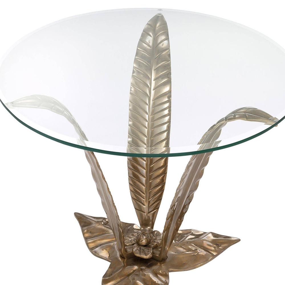 Indian Planting Side Table in Solid Brass