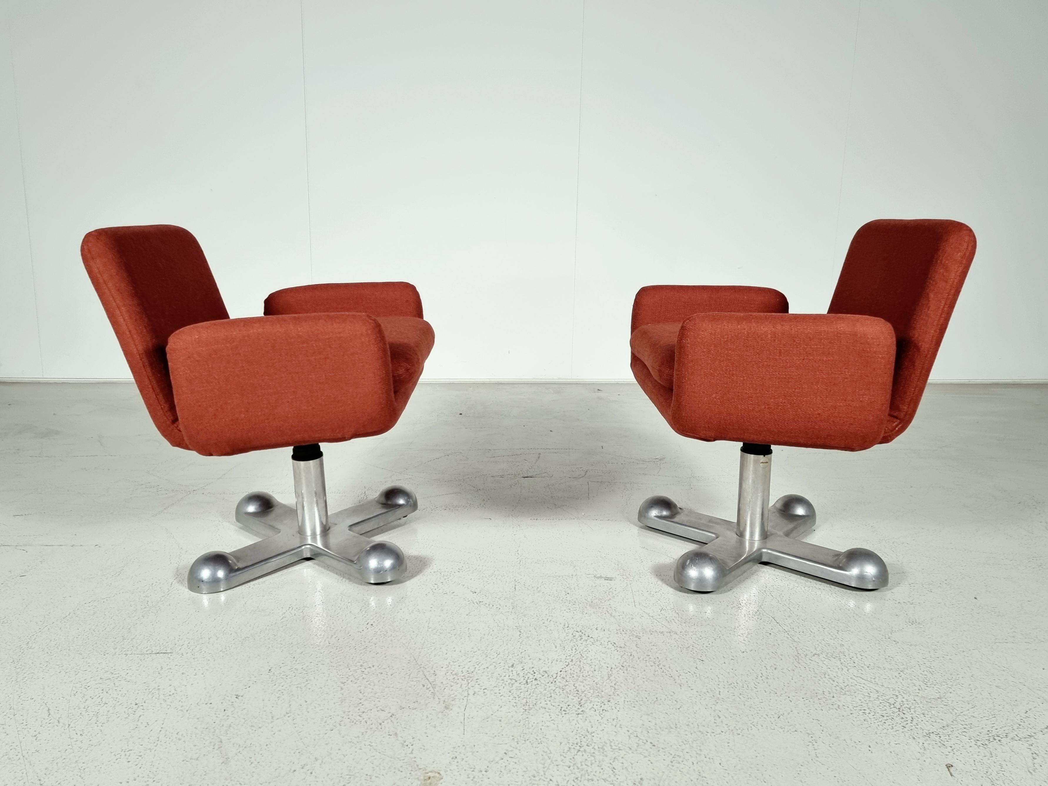 Late 20th Century Planula Swivel Desk Chairs by Perry King and Santiago Miranda, 1970s