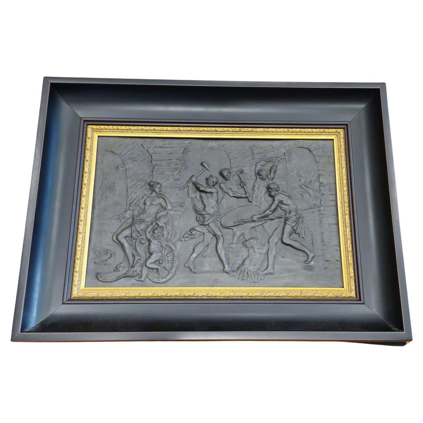 Plaque: Vulcan's Forge, Wedgwood C1860