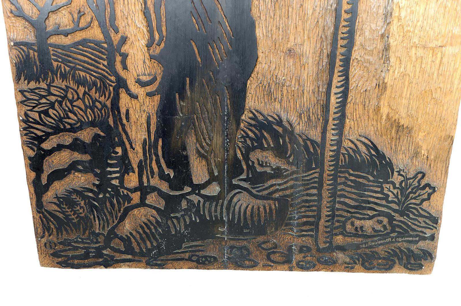 Plaque / Woodcut Matrix, 