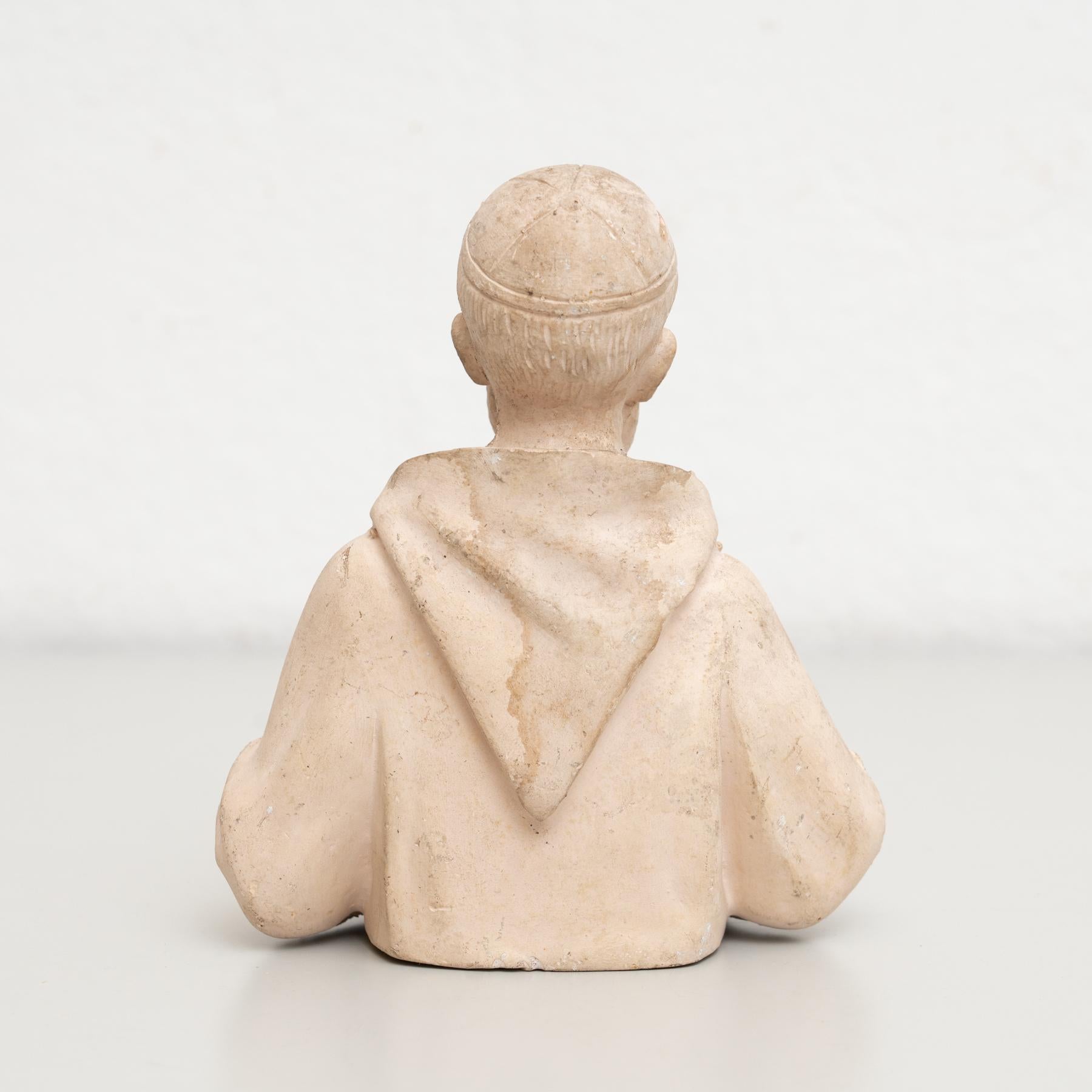 Plaste Traditional Figure of a Saint, circa 1950 For Sale 3