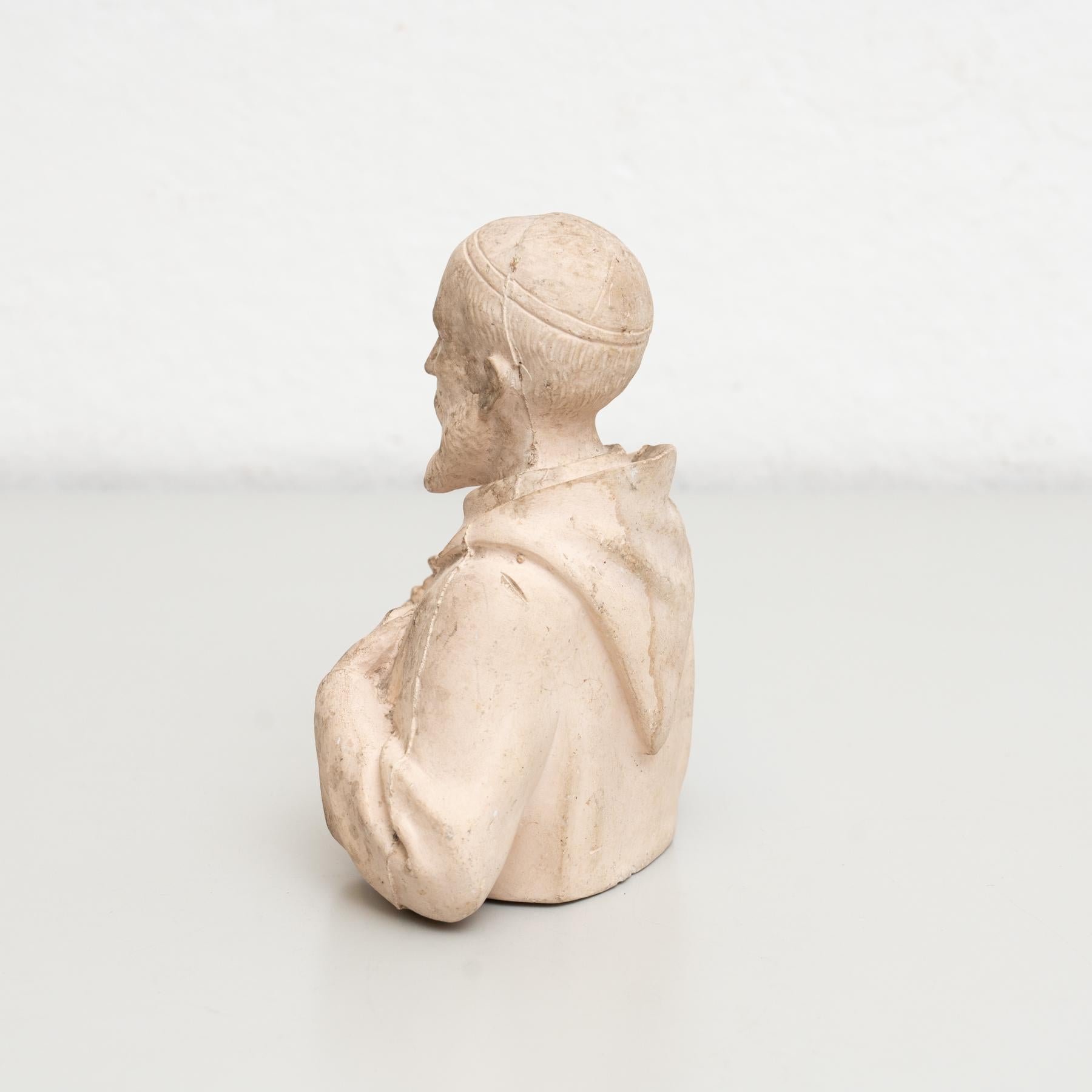 Plaste Traditional Figure of a Saint, circa 1950 For Sale 4