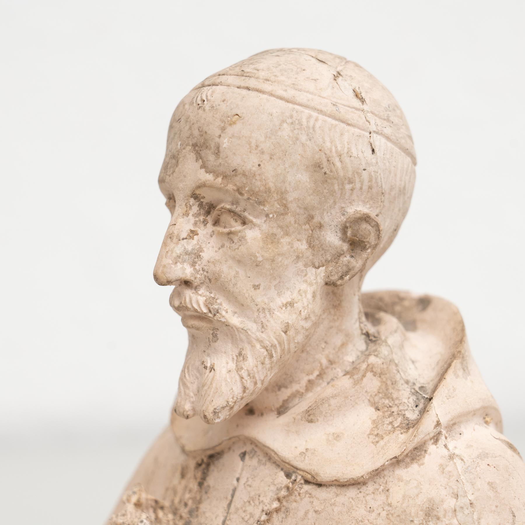 Plaste Traditional Figure of a Saint, circa 1950 For Sale 6