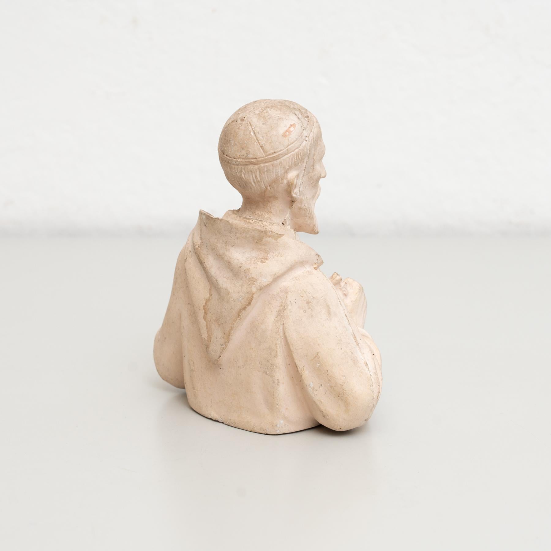 Plaste Traditional Figure of a Saint, circa 1950 For Sale 1
