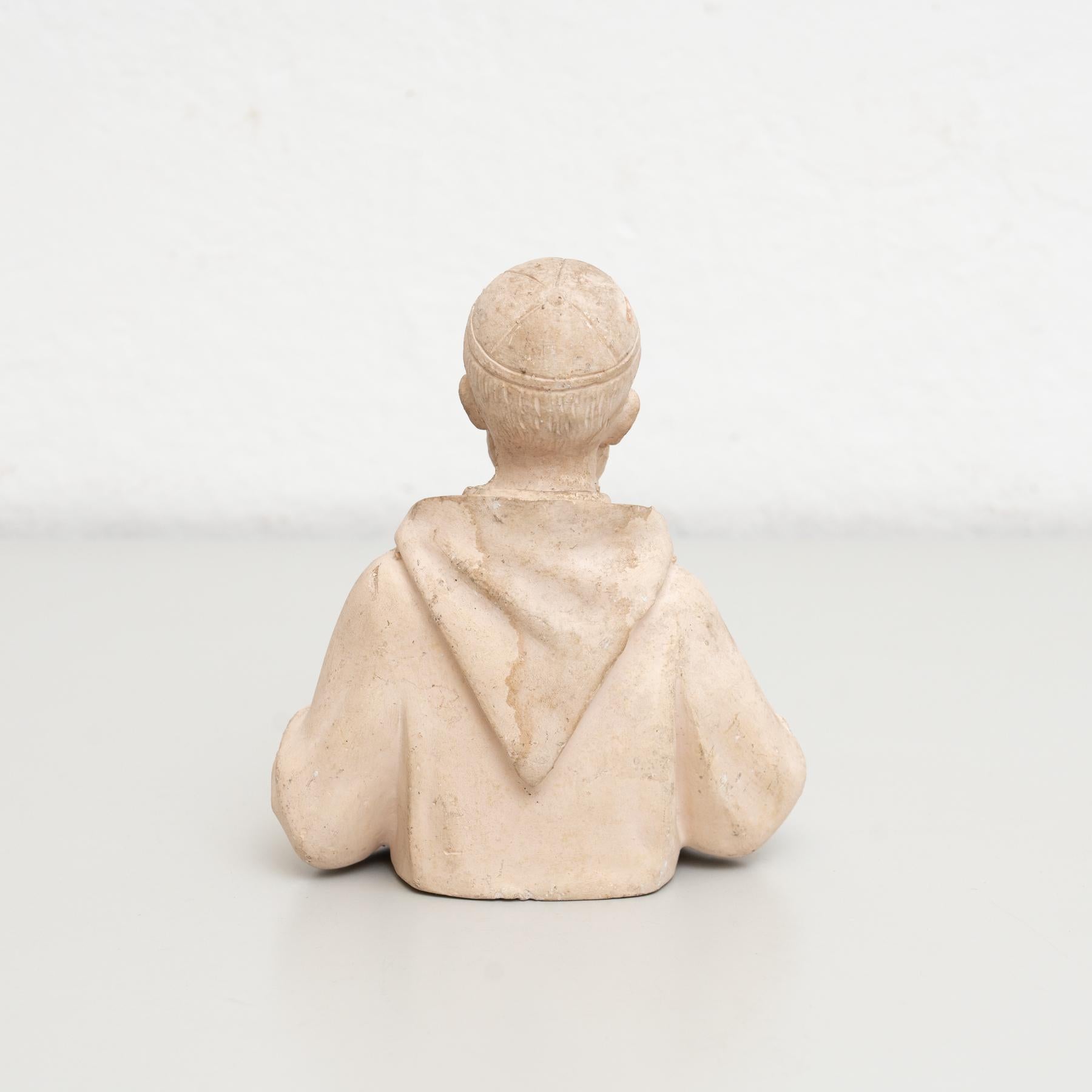 Plaste Traditional Figure of a Saint, circa 1950 For Sale 2