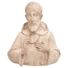 Plaste Traditional Figure of a Saint, circa 1950