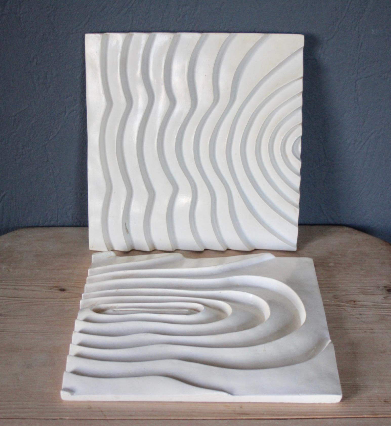Late 20th Century Plaster Abstract Sculpture
