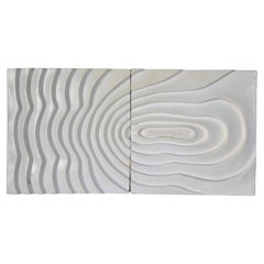 Plaster Abstract Sculpture