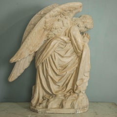 Plaster Angel Figure