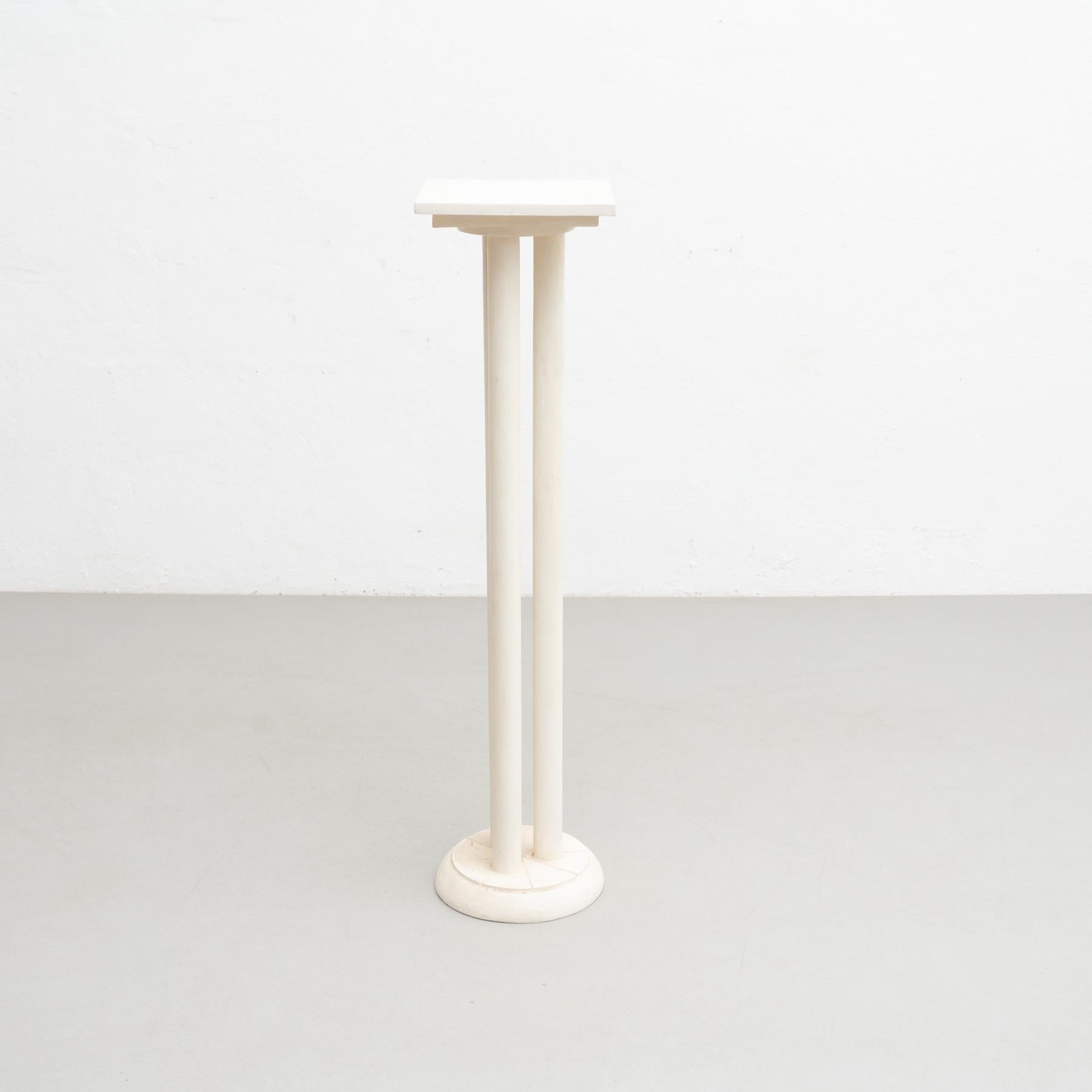 Moderne Stand de colonne antique en plâtre, vers 1950 en vente