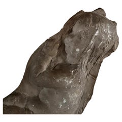 Plaster bas-relief of a baby, attributed to Charles Filleul.