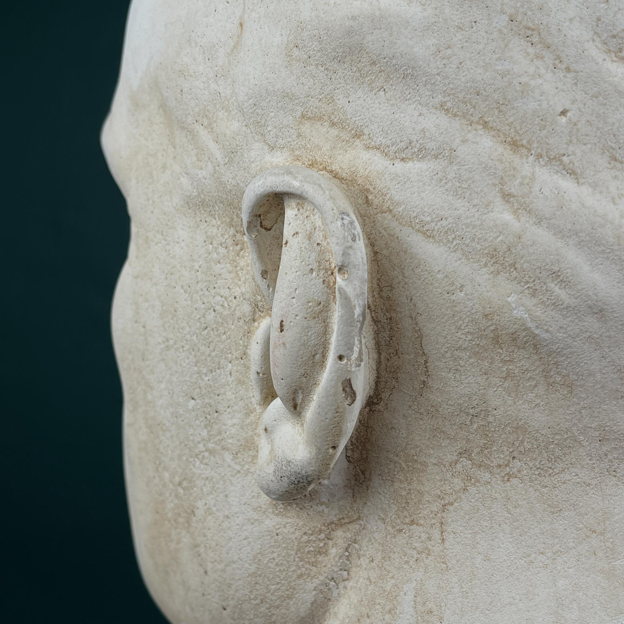 Busto in gesso di Benito Mussolini, Italia, anni 1930-40 In condizioni buone a Miklavž Pri Taboru, SI