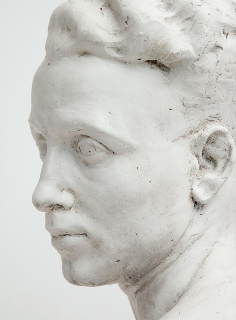 Plaster Bust of a Man In Good Condition In New York, NY