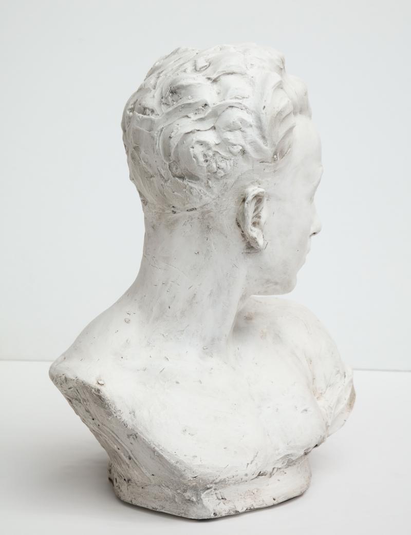 Mid-20th Century Plaster Bust of a Man