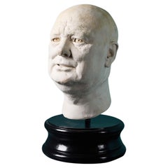 Plaster Bust of Churchill Ex. Tucker Collection