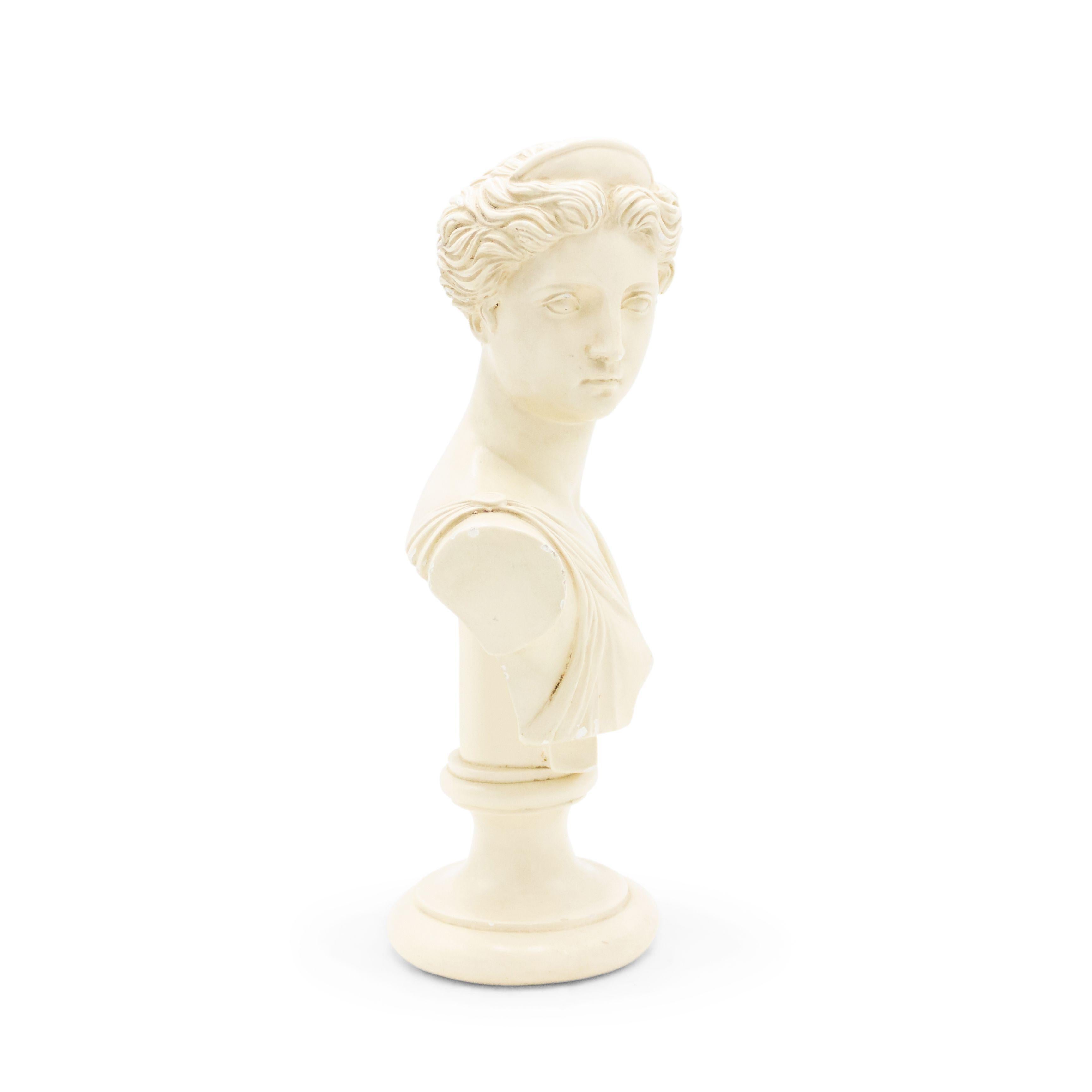 20th Century Plaster Bust of Diana of Versailles For Sale
