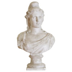 Busto in gesso di Marianna