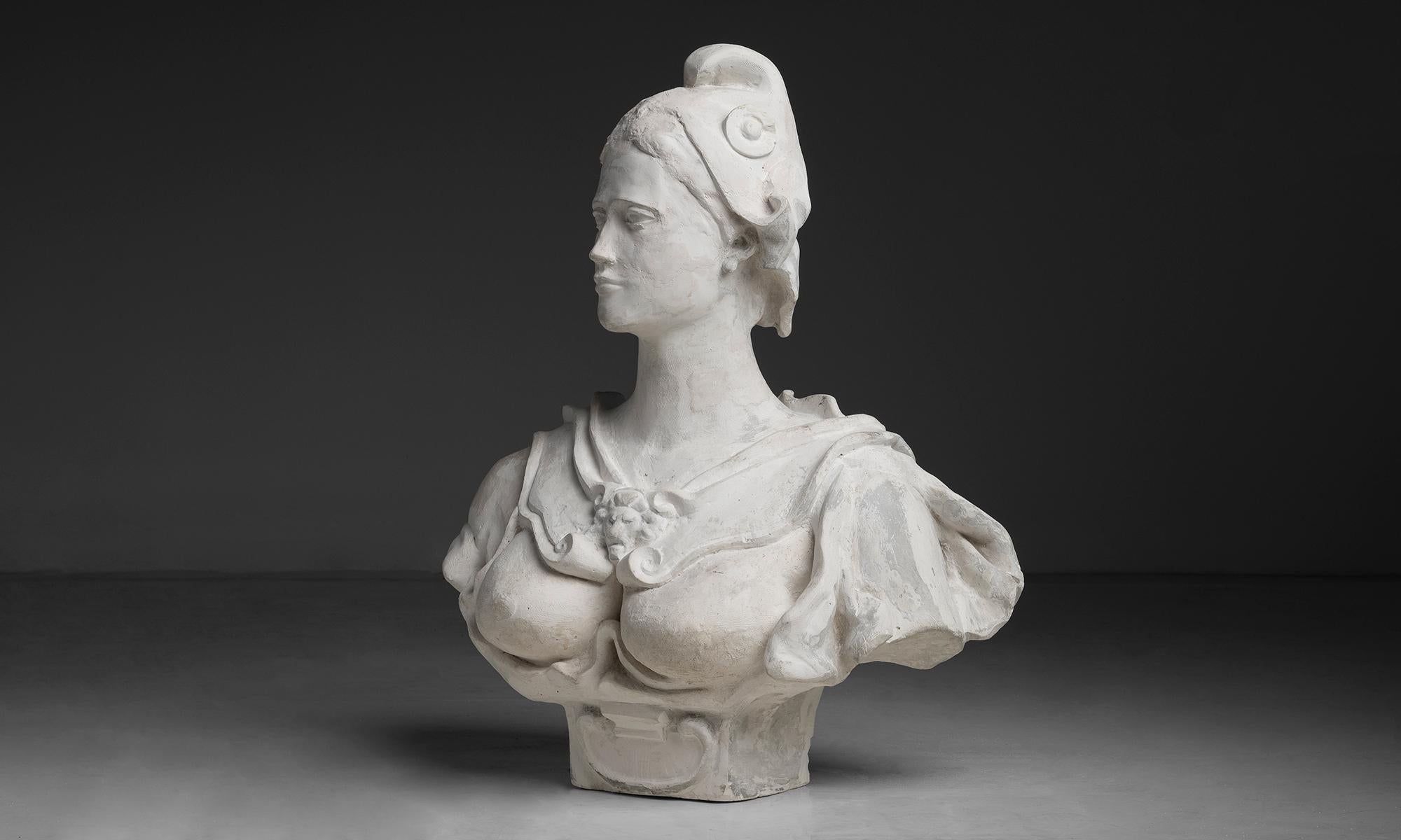 Gipsbüste der Marianne, Frankreich, um 1890 (Französisch)
