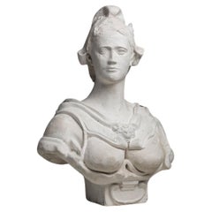 Gipsbüste der Marianne, Frankreich, um 1890
