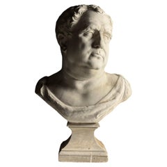 Plaster bust of Roman Emperor Vitelius