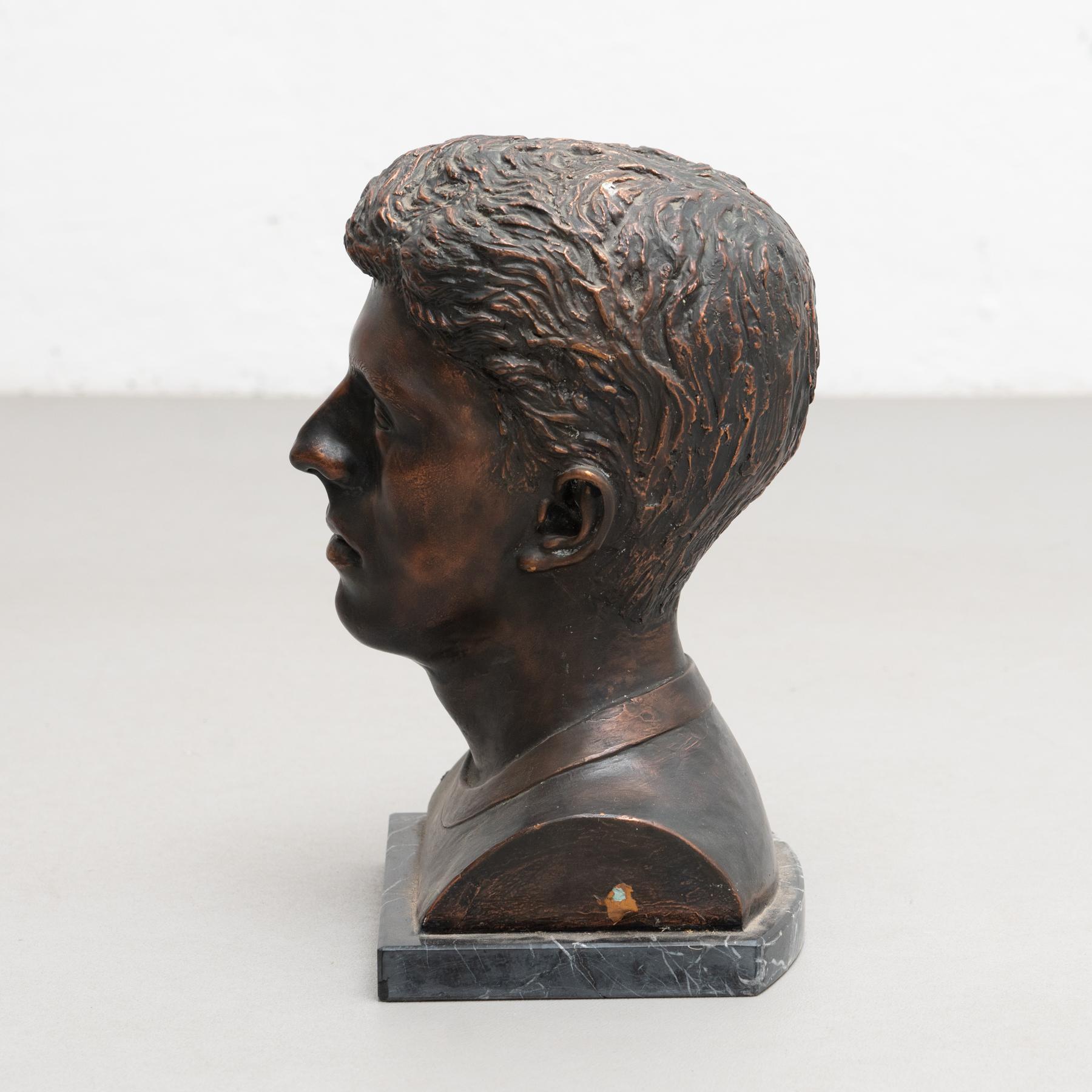 Gipsbüste Skulptur von Unknown Artist, ca. 1960 5