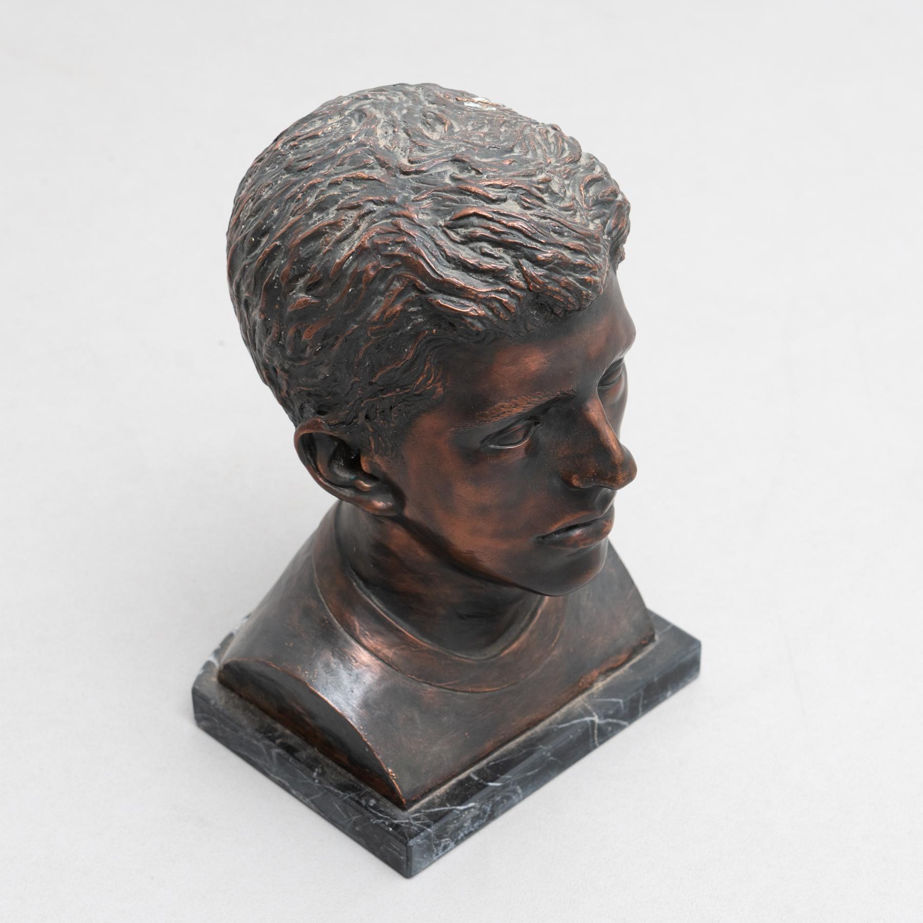 Gipsbüste Skulptur von Unknown Artist, ca. 1960 (Spanisch)