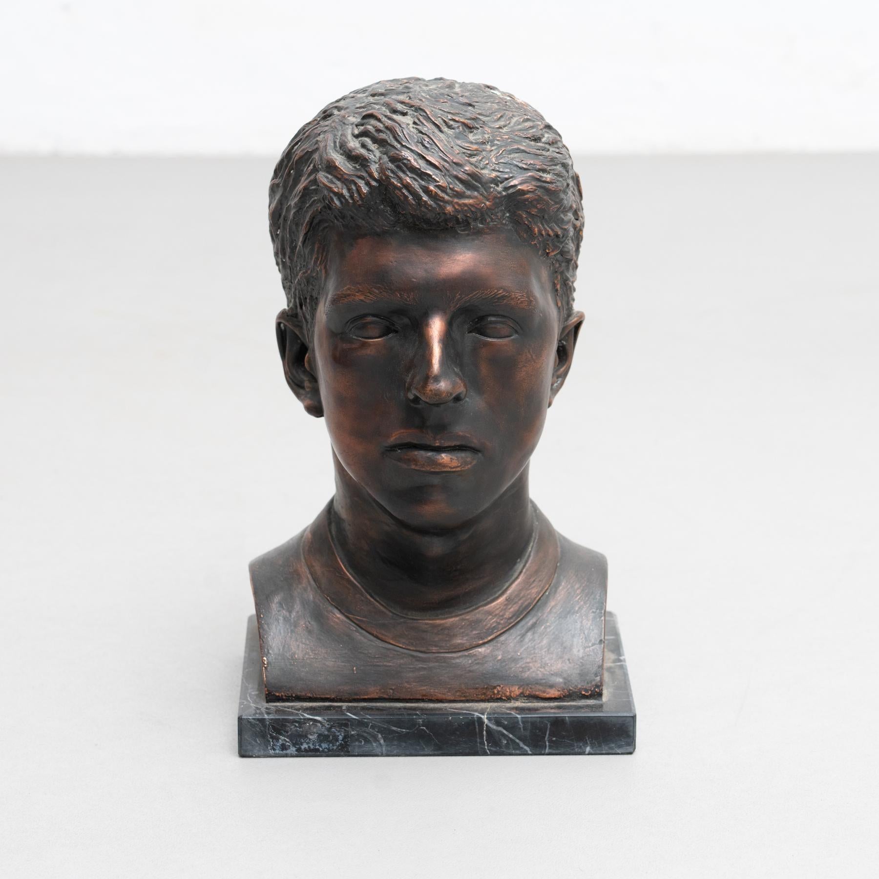 Gipsbüste Skulptur von Unknown Artist, ca. 1960 1