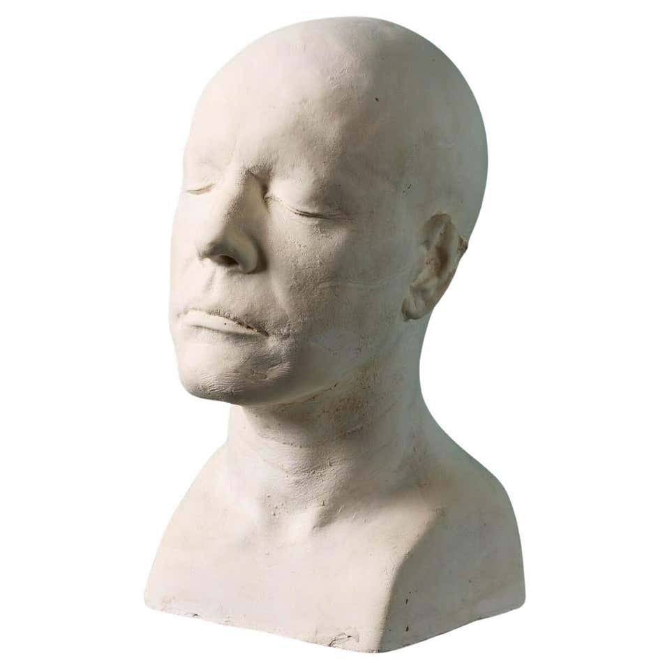Bust Cast Plaster Cast Male Bust Ex. Tucker Collection For Sale at 1stDibs ...