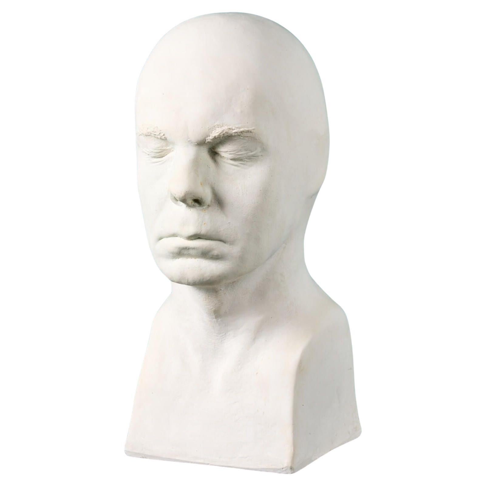 Busto maschile in gesso Ex. Collezione Tucker