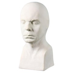 Plaster Cast Male Bust Ex. Tucker Collection