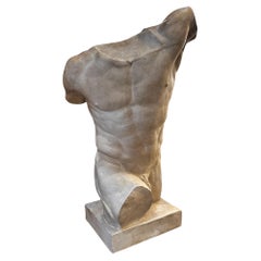 Plaster Cast of 'Gladiatore Borghese" (Late 1970s, Italy)