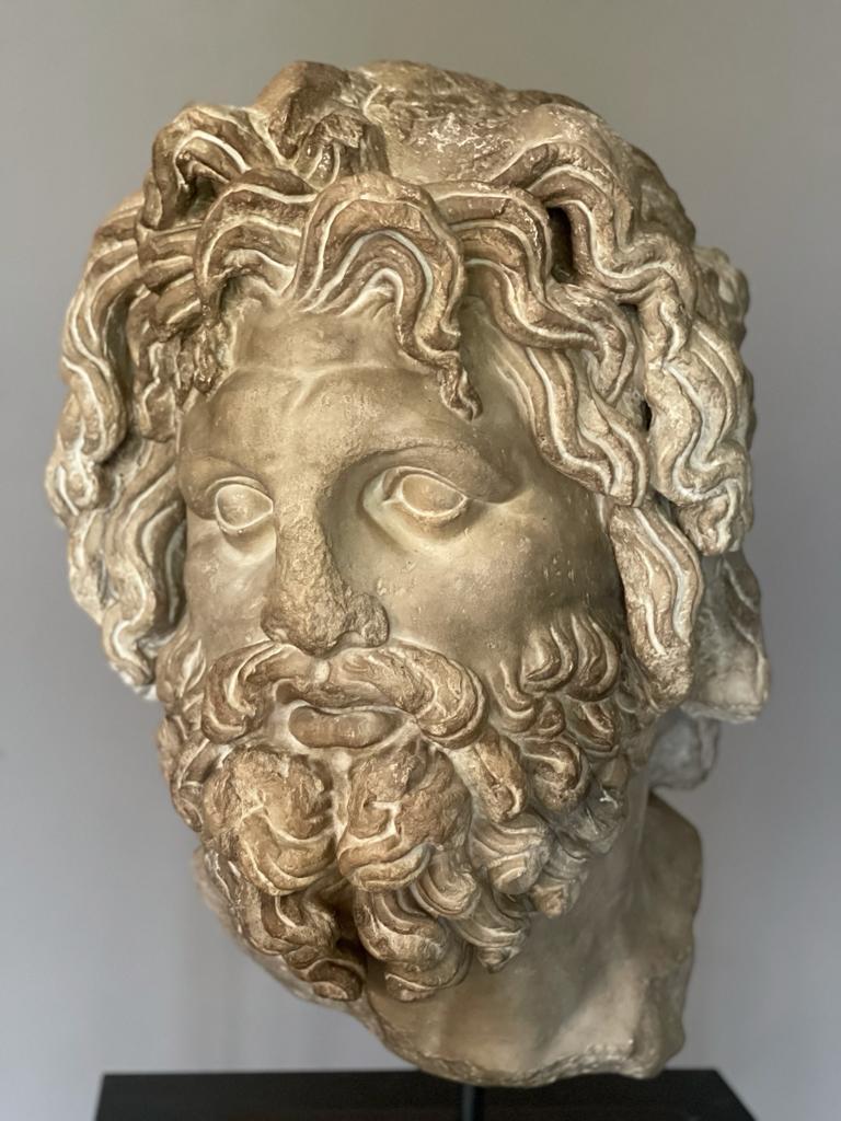 Italian Plaster Cast of Zeus (Late 1970s, Italy)