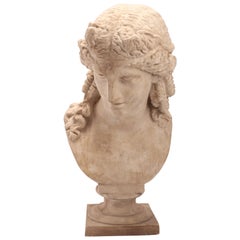 Plaster Cast the Head of Arianna, Italy, 1890