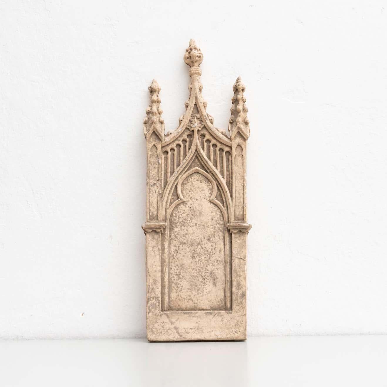 Plaster Church Traditional Artwork, circa 1950 In Good Condition For Sale In Barcelona, ES