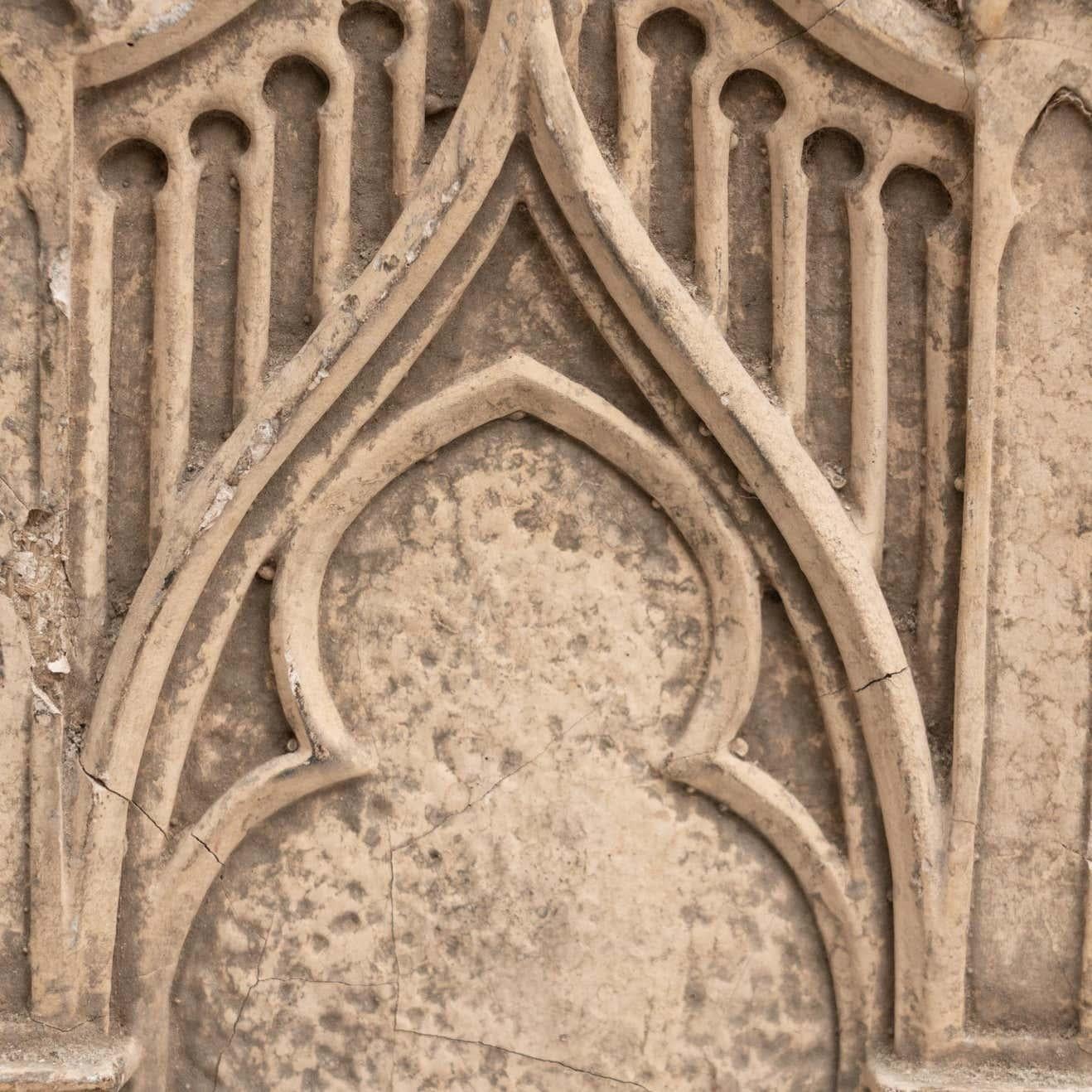 Plaster Church Traditional Artwork, circa 1950 For Sale 1