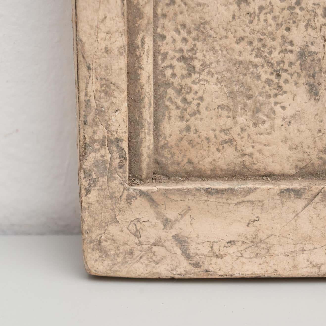 Plaster Church Traditional Artwork, circa 1950 For Sale 2