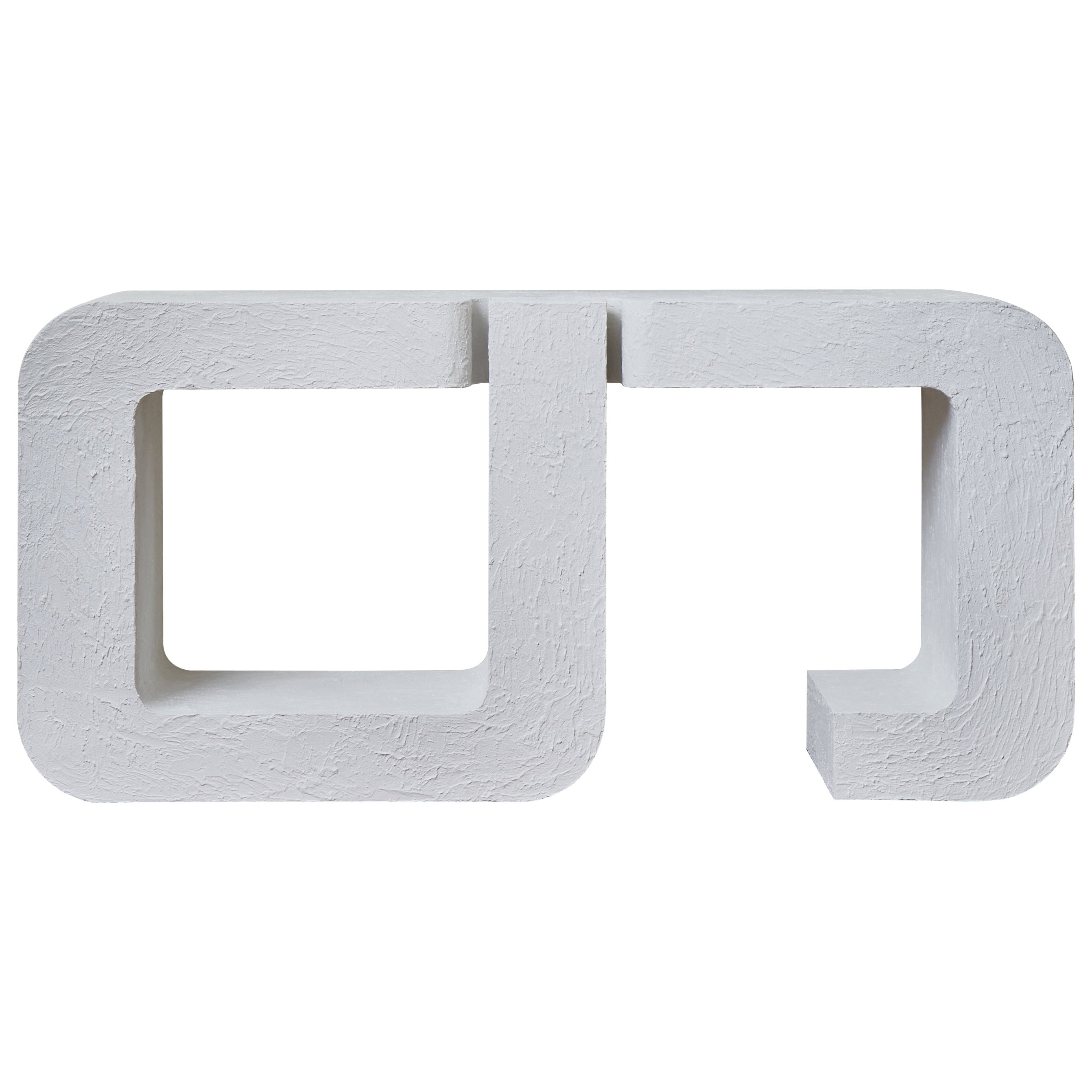 Plaster Console by Studio Glustin
