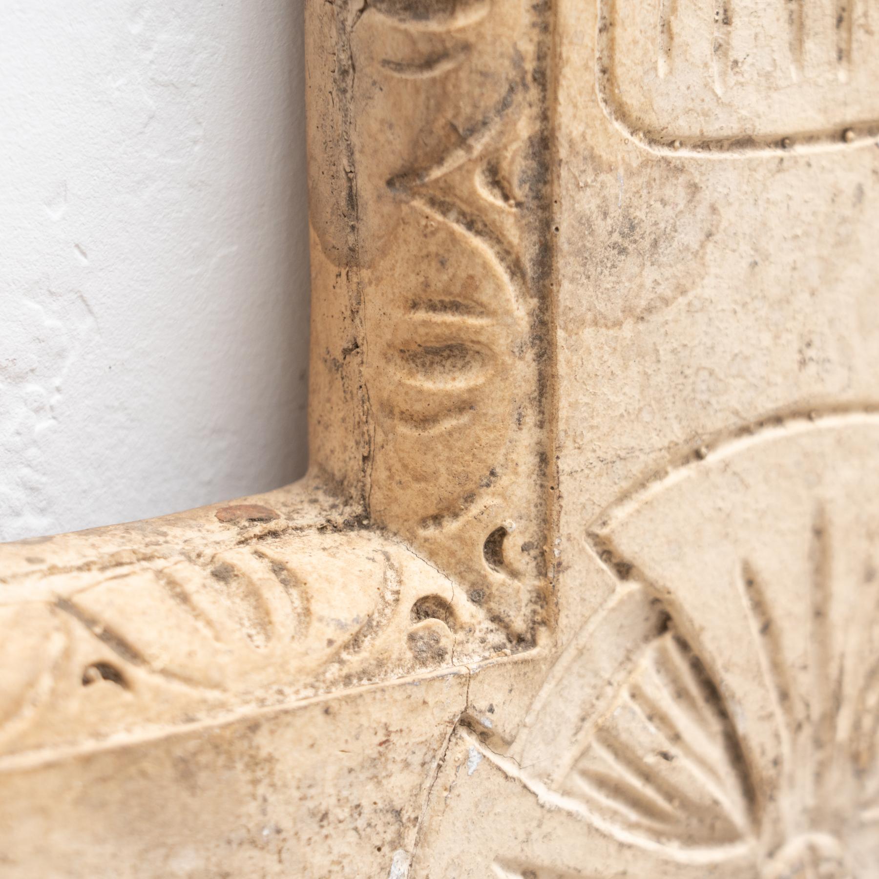 Plaster Cross Traditional Artwork, circa 1950 For Sale 2