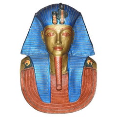 Colgante egipcio de yeso Busto del rey Tut