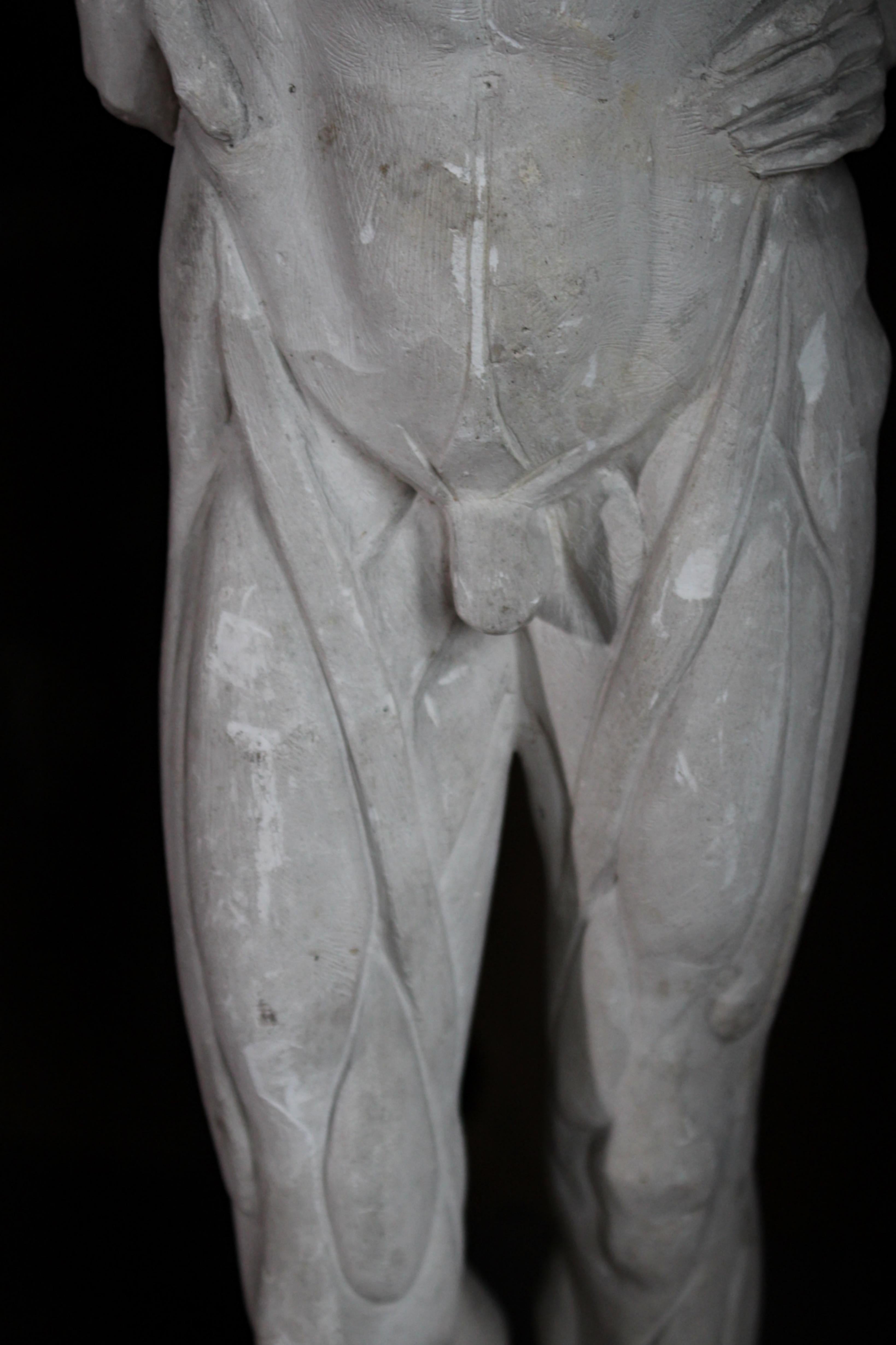 Escultura encoche de escayola de Mary Syme Boyd (1910-1997) Manera de Antoine Houdon en venta 8