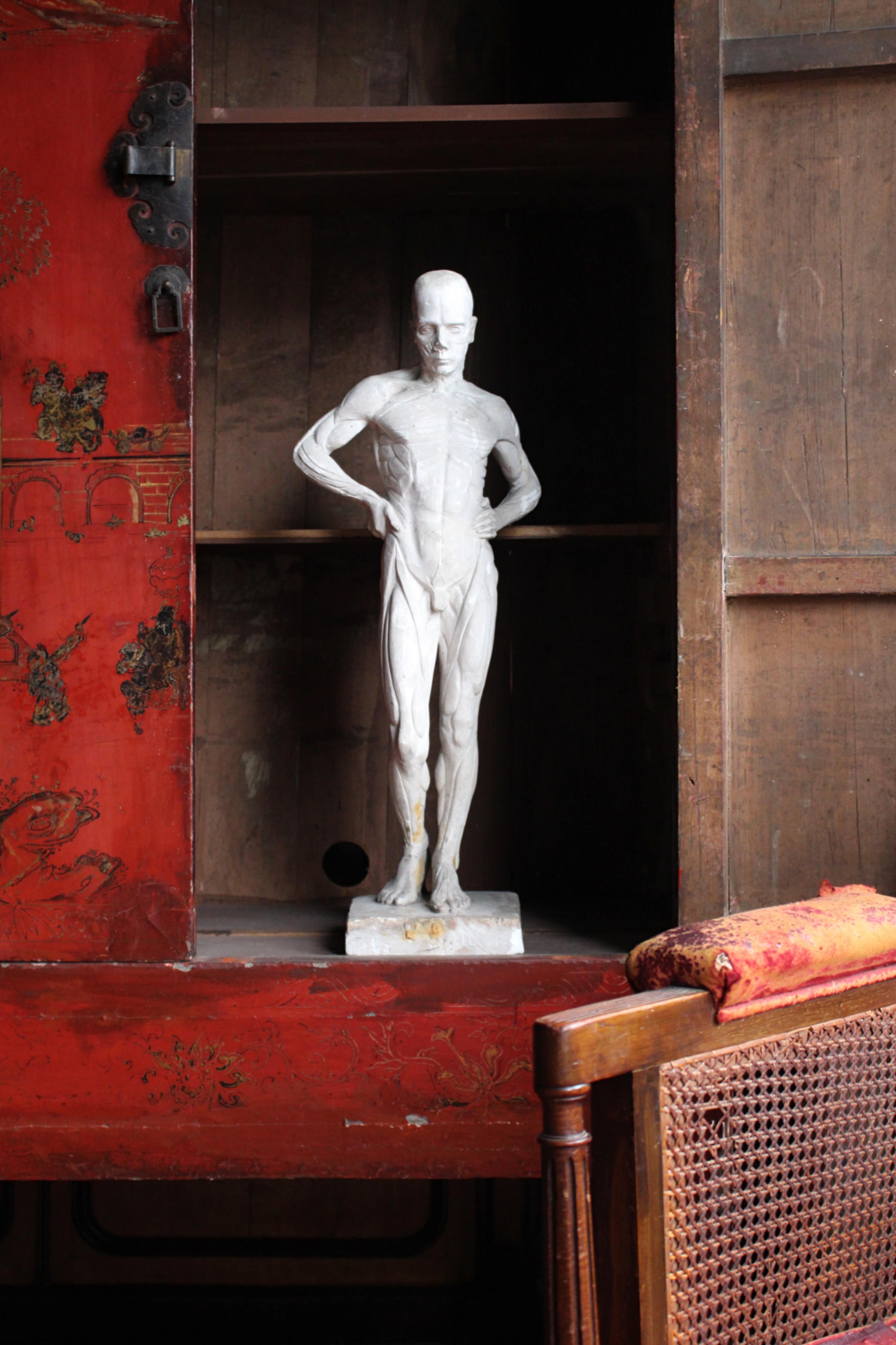 Escultura encoche de escayola de Mary Syme Boyd (1910-1997) Manera de Antoine Houdon en venta 2