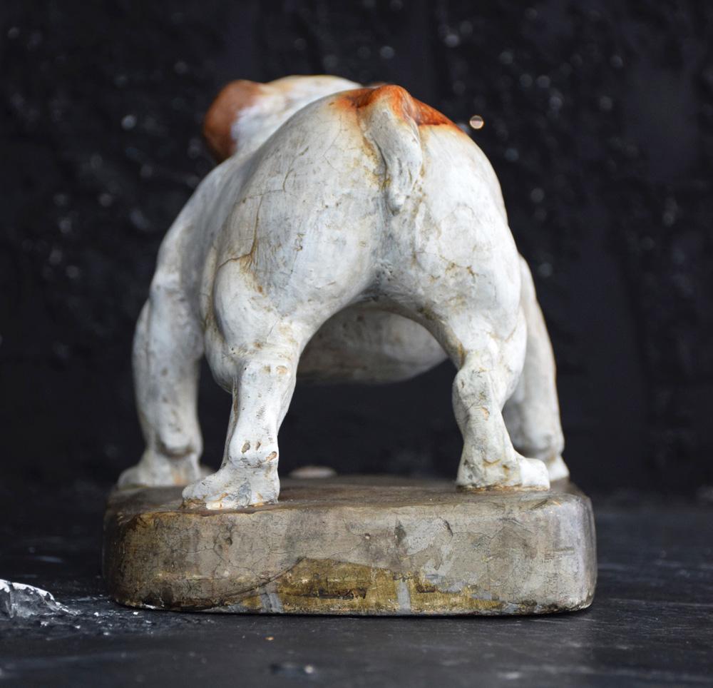 english bull terrier garden statues