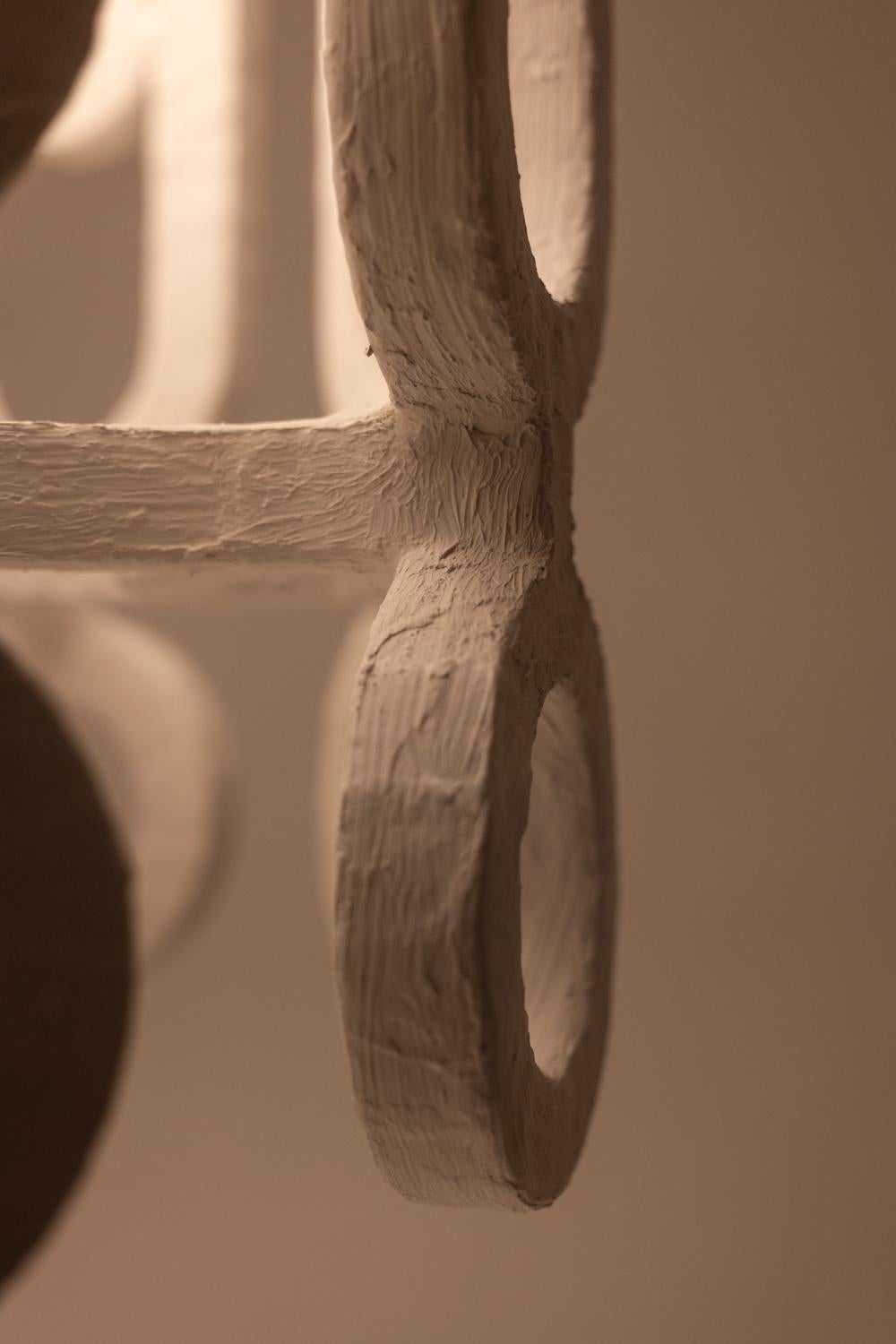 Plaster “Eye” lantern. Small series artist work. For Sale 7