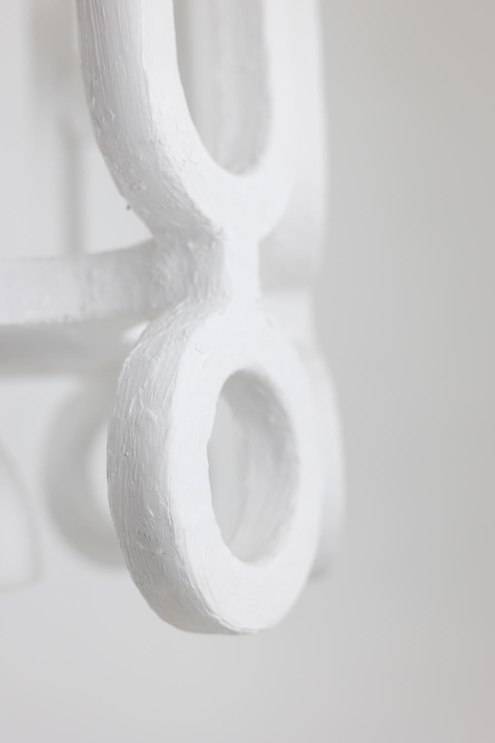 20th Century Plaster “Eye” lantern. Small series artist work. For Sale