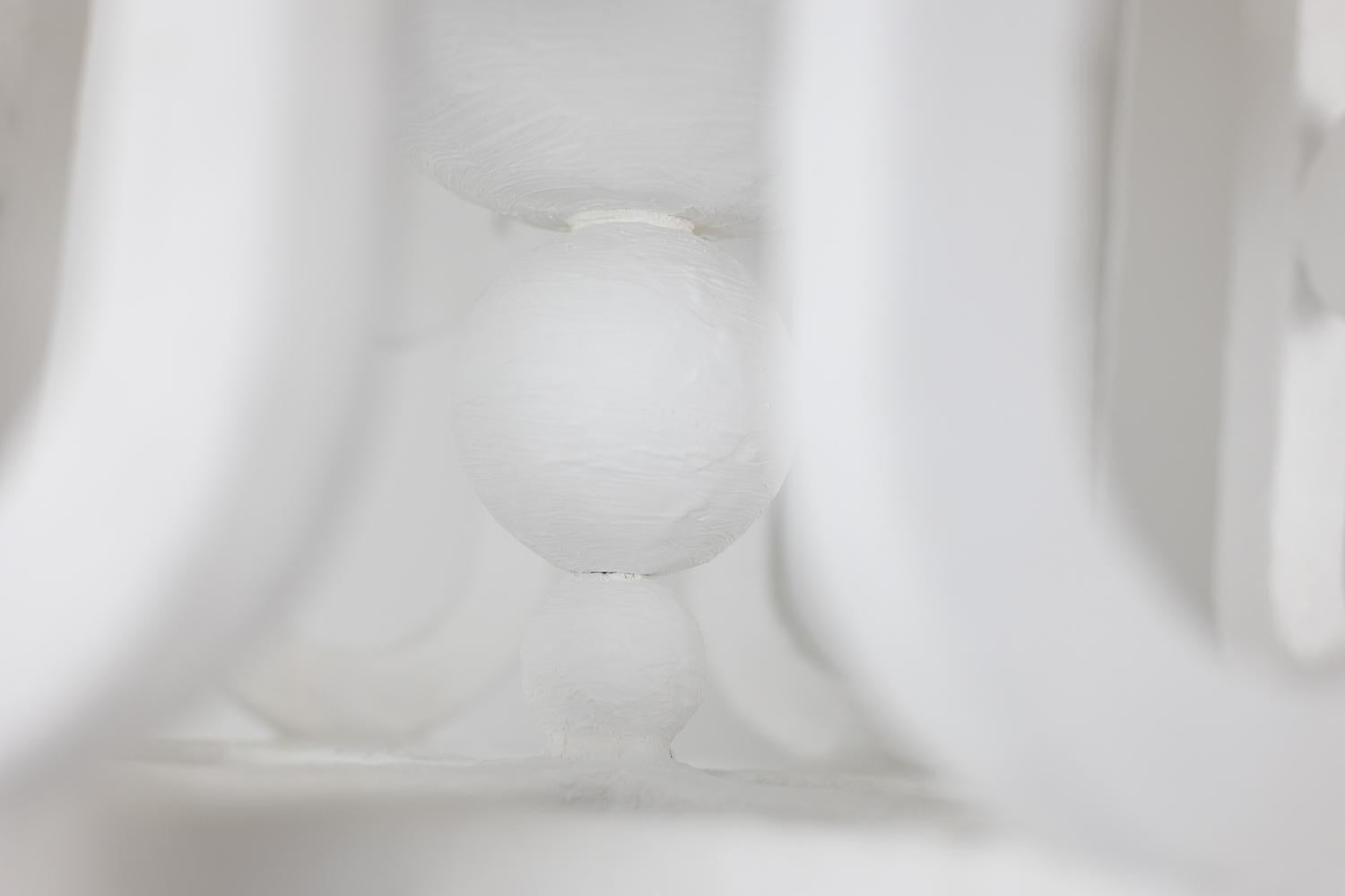 Plaster “Eye” lantern. Small series artist work. For Sale 4