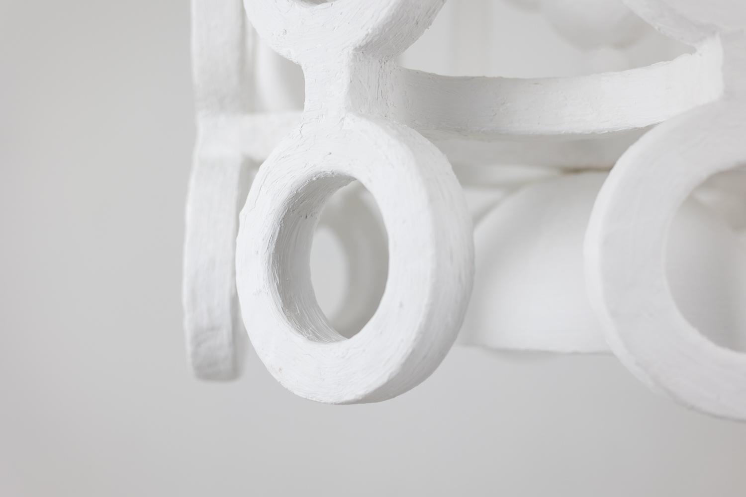 Plaster “Eye” lantern. Small series artist work. For Sale 5