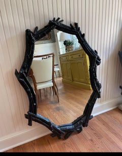 Plaster Faux Bois Tree Branch mirror