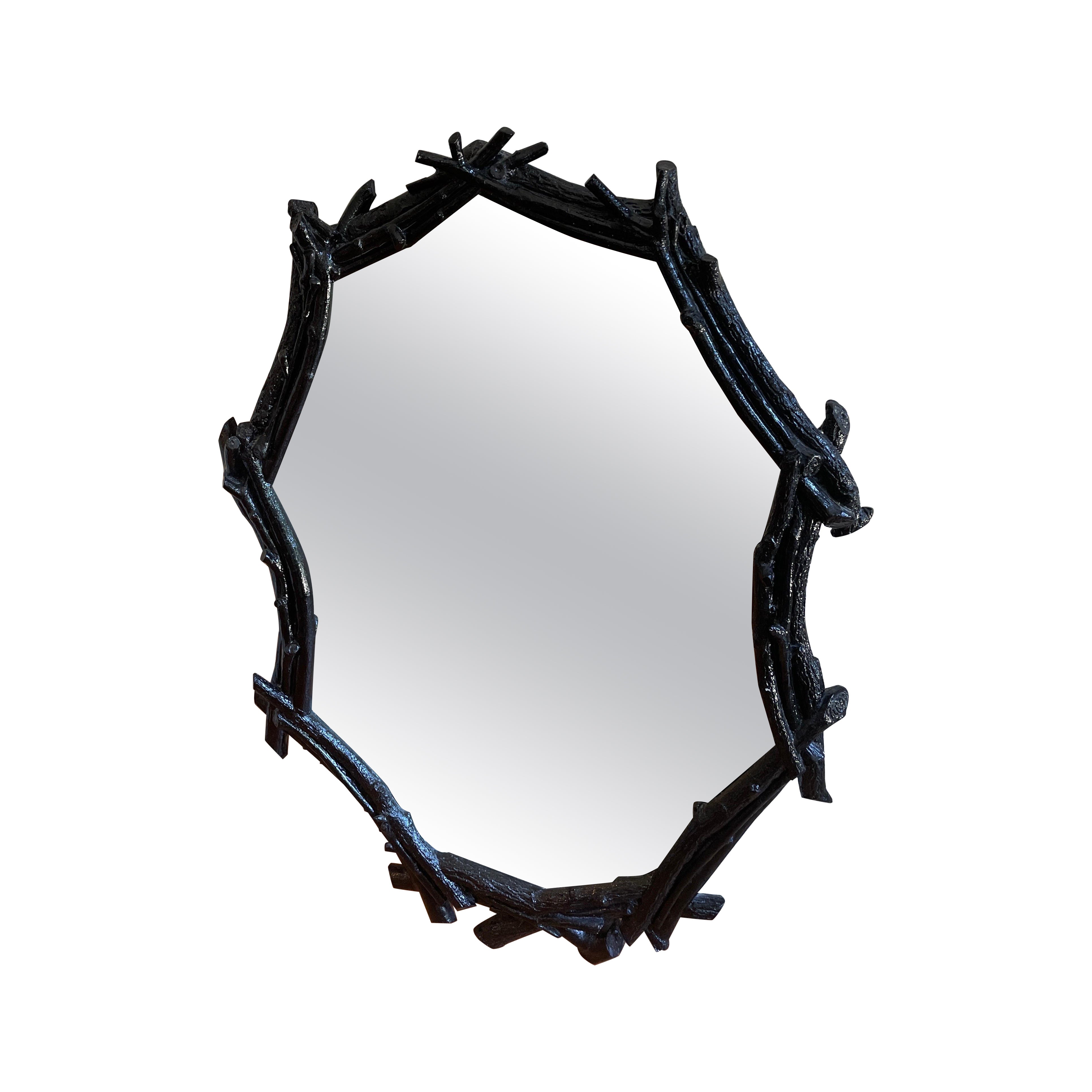 Miroir en plâtre Faux Bois Tree Branch