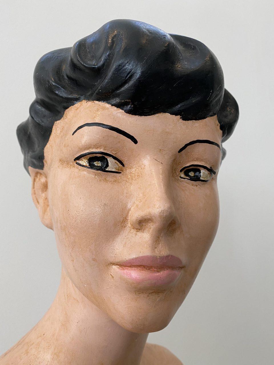 Plaster Figurine / Bust – Chanel 1940s 5